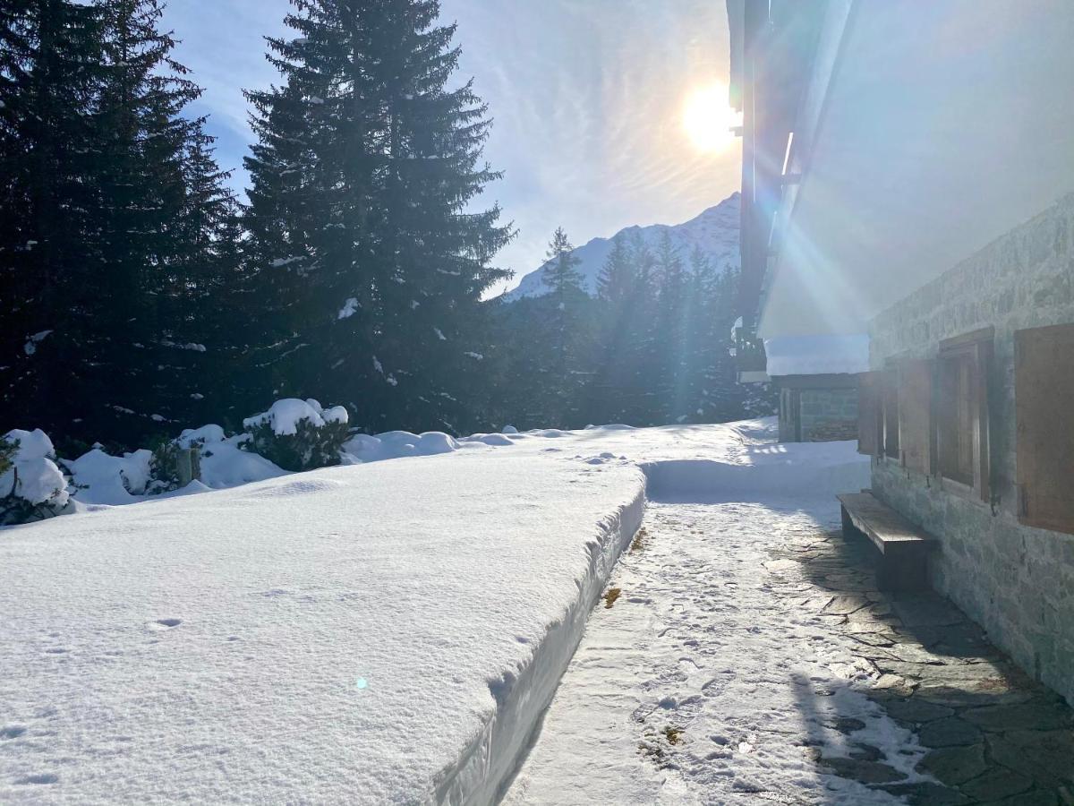 Chalet Wulli In Der Naehe Der Skianlagen Savognin Dış mekan fotoğraf